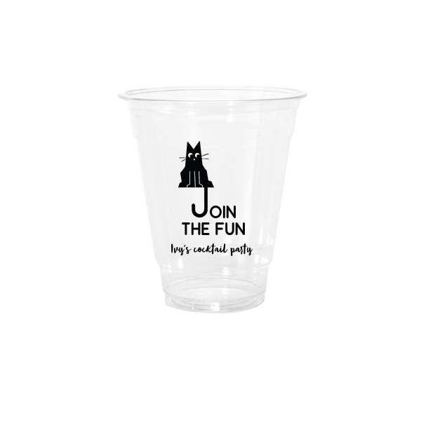 Cat Join the Fun Cup 12-oz. Cold Cup (Ink)