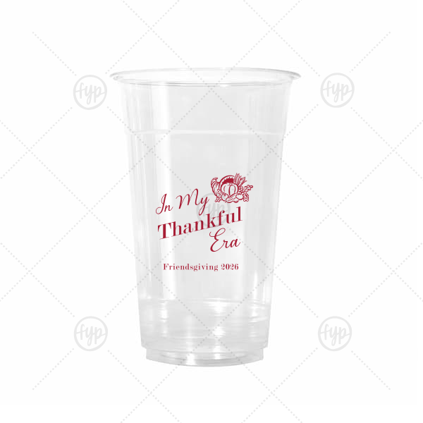 In My Thankful Era Cup 20-oz. Cold Cup (Ink)