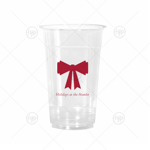 Holiday Bow Cup 20-oz. Cold Cup (Ink)