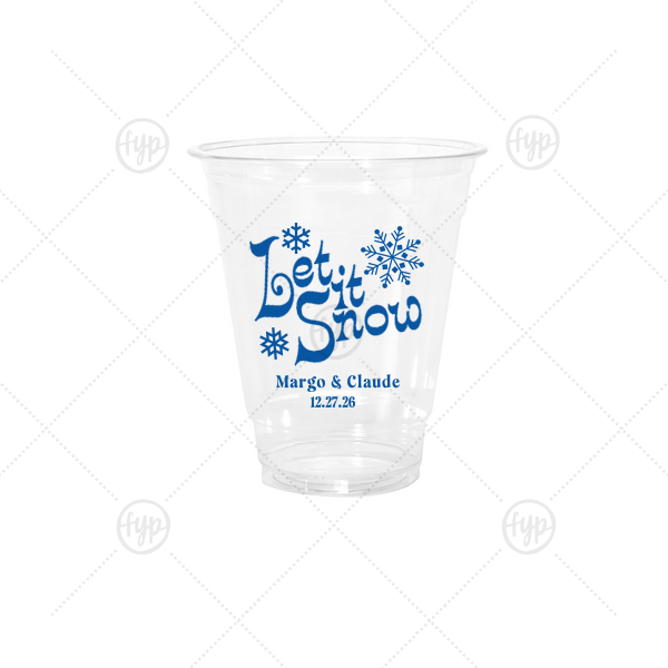 Let It Snow Cup  12-oz. Cold Cup (Ink)