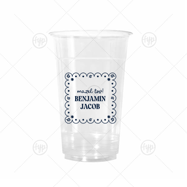 Star of David Frame Cup 20-oz. Cold Cup (Ink)