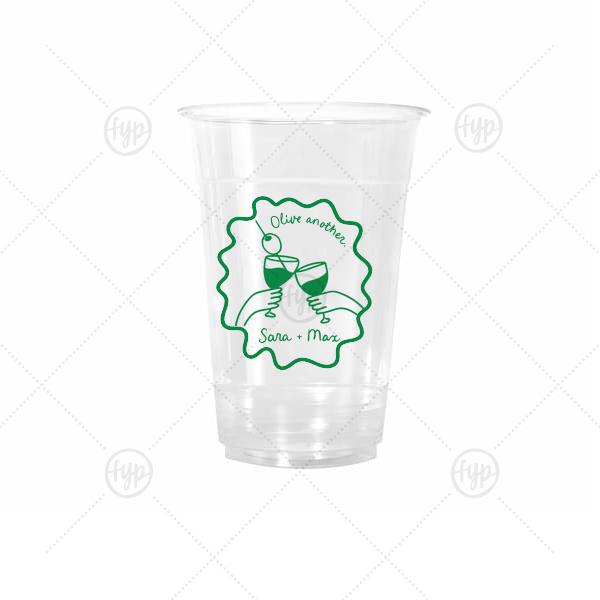 Olive Another Cheers Cup 16-oz. Cold Cup (Ink)
