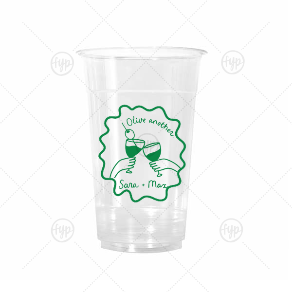 Olive Another Cheers Cup 20-oz. Cold Cup (Ink)