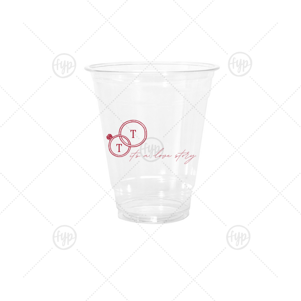 It's A Love Story Cup 12-oz. Cold Cup (Ink)