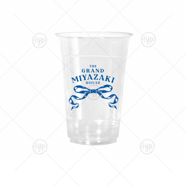 Romantic Ribbon Cup 16-oz. Cold Cup (Ink)