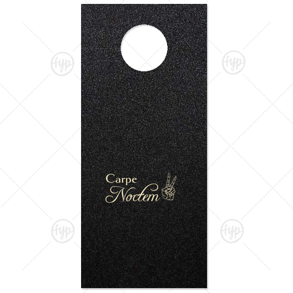 Carpe Noctem Door Hanger Door Hanger (Foil)