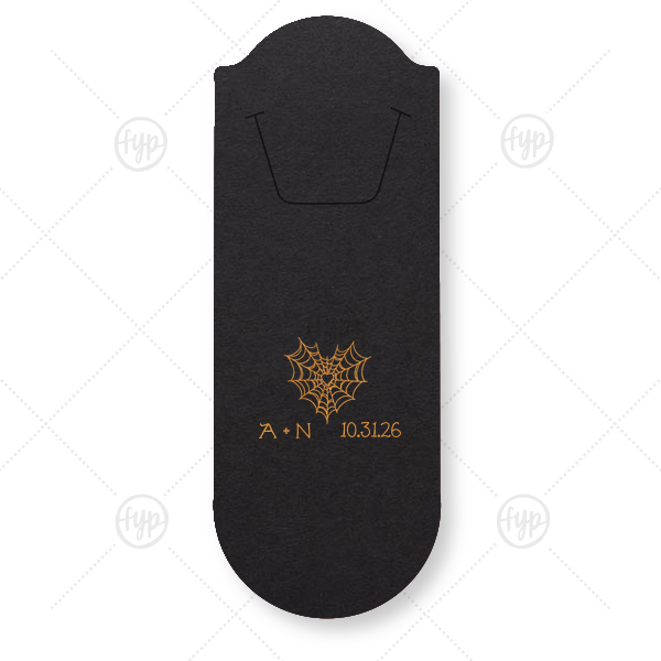 Web Heart Bookmark Rounded Bookmark (Foil)