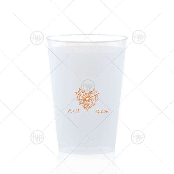 Web Heart Cup 12-oz. Frosted Cup (Ink)