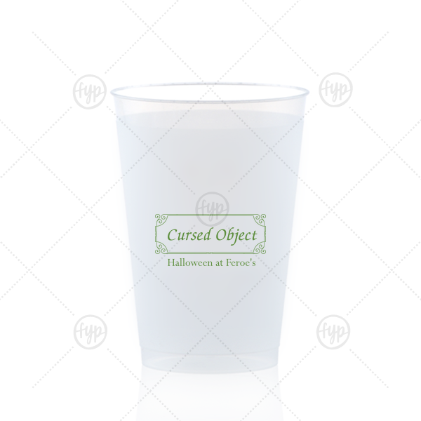 Cursed Object Cup 12-oz. Frosted Cup (Ink)