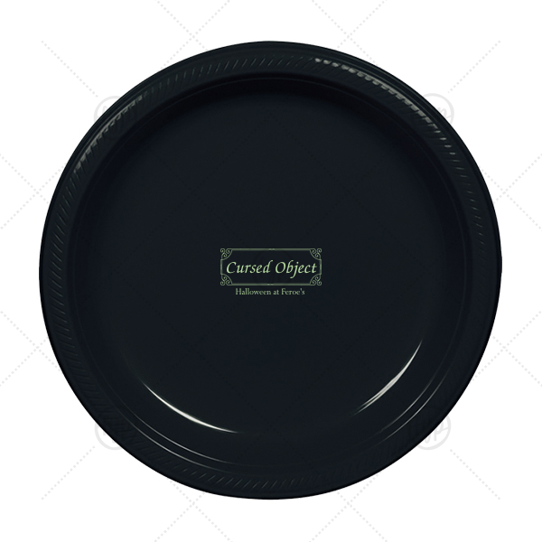 Cursed Object Plate Appetizer Plate (Foil)