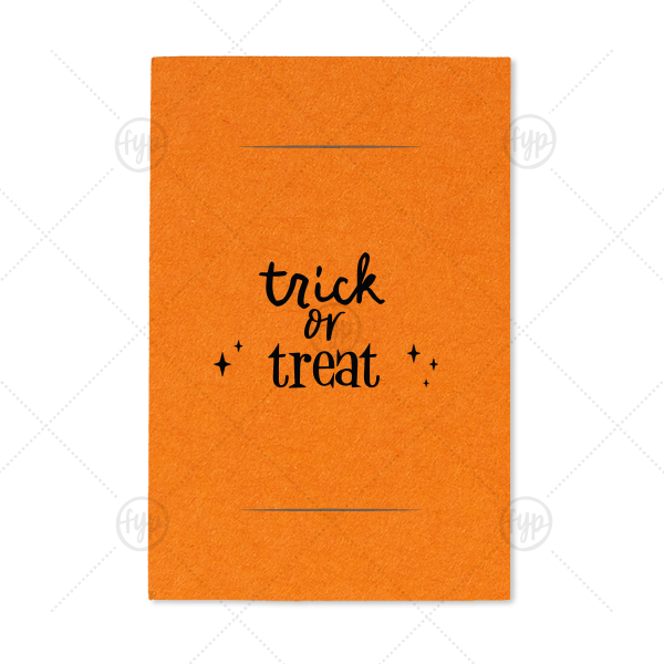 Trick Or Treat Sprinkler Sleeve Small Sparkler Sleeve (Foil)
