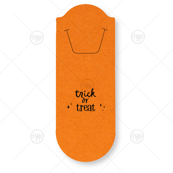 Trick Or Treat Bookmark Rounded Bookmark (Foil)