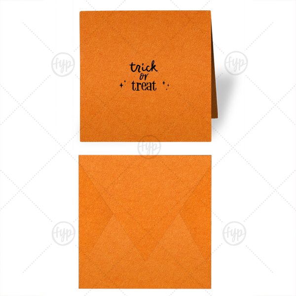 Trick Or Treat Gift Enclosure Gift Enclosure (Foil)