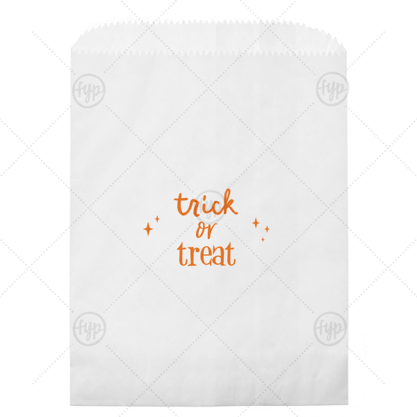 Trick Or Treat Bag Cookie Bag (Foil)