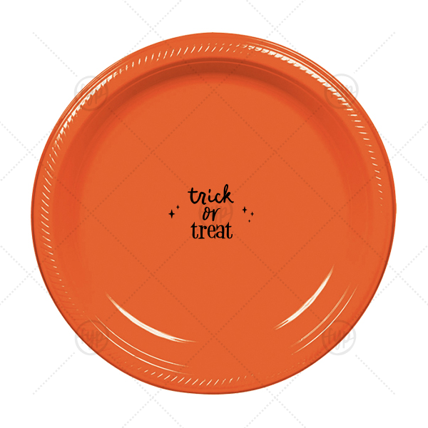 Trick Or Treat Plate Appetizer Plate (Foil)