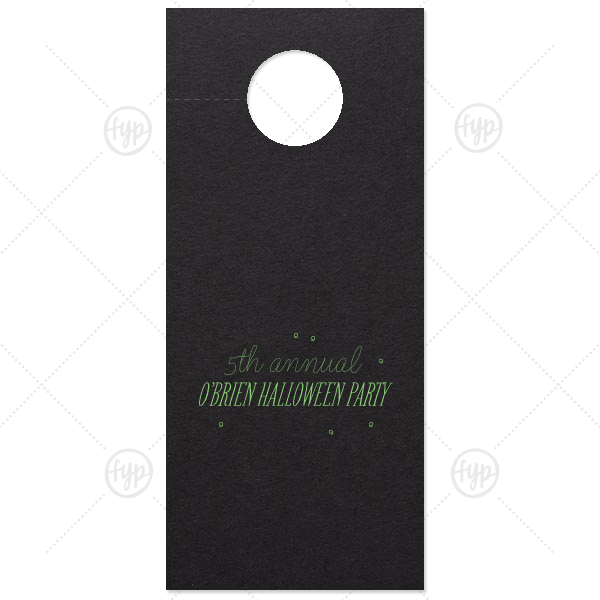 Spooky Spider Halloween Door Hanger Door Hanger (Foil)