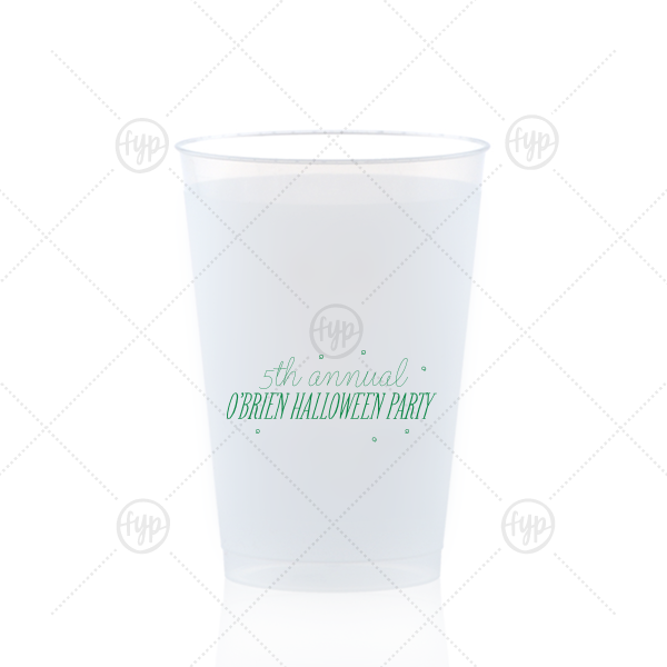 Spooky Spider Halloween Cup 12-oz. Frosted Cup (Ink)