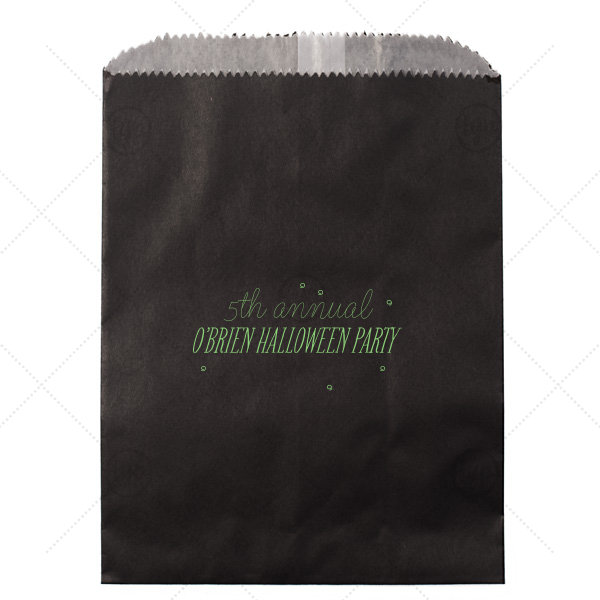 Spooky Spider Halloween Bag Cookie Bag (Foil)