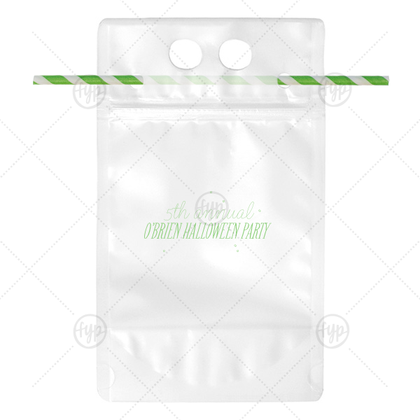Spooky Spider Halloween Drink Pouch Drink Pouch (Foil)