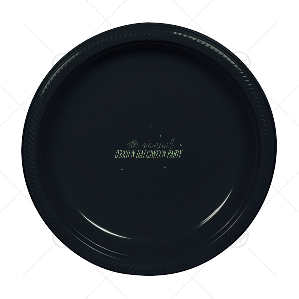 Spooky Spider Halloween Plate Appetizer Plate (Foil)