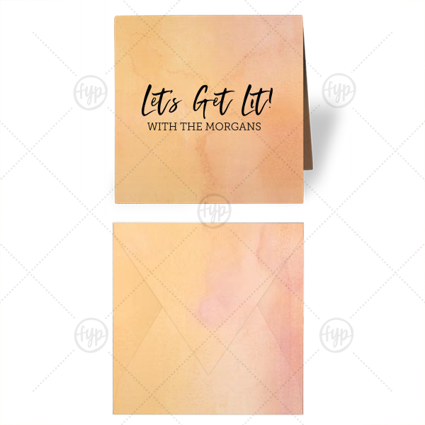 Let's Get Lit Pumpkin Gift Enclosure Gift Enclosure (Foil)