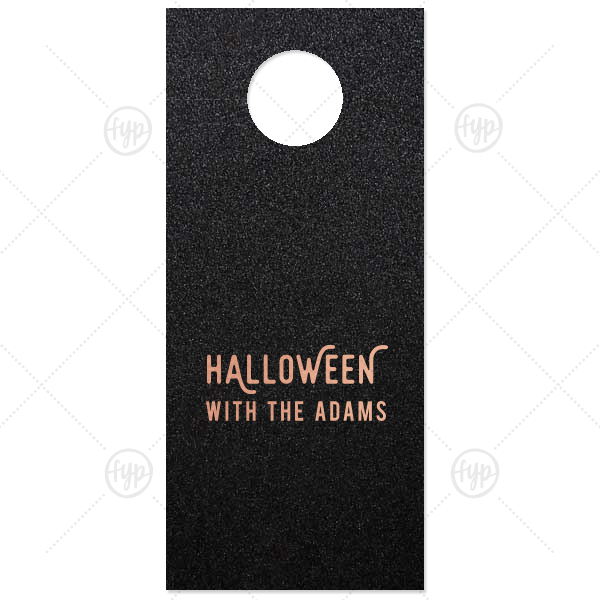 Light Up the Halloween Night Door Hanger Door Hanger (Foil)