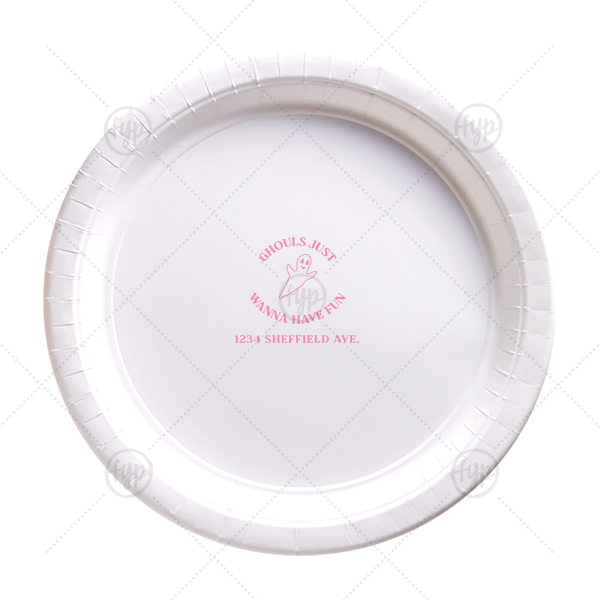 Ghouls Just Wanna Have Fun Plate Appetizer Plate (Foil)