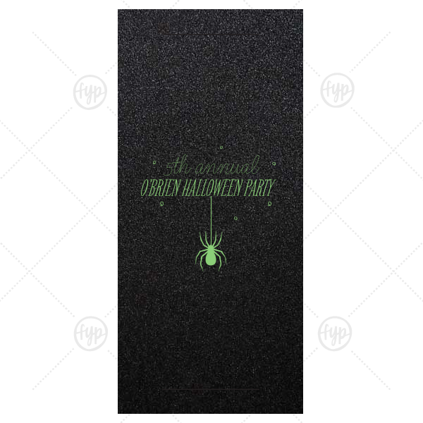 Spider Halloween Sprinkler Sleeve Sparkler Sleeve (Foil)