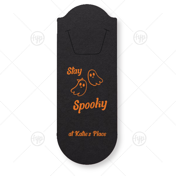 Groovy Halloween Bookmark Rounded Bookmark (Foil)