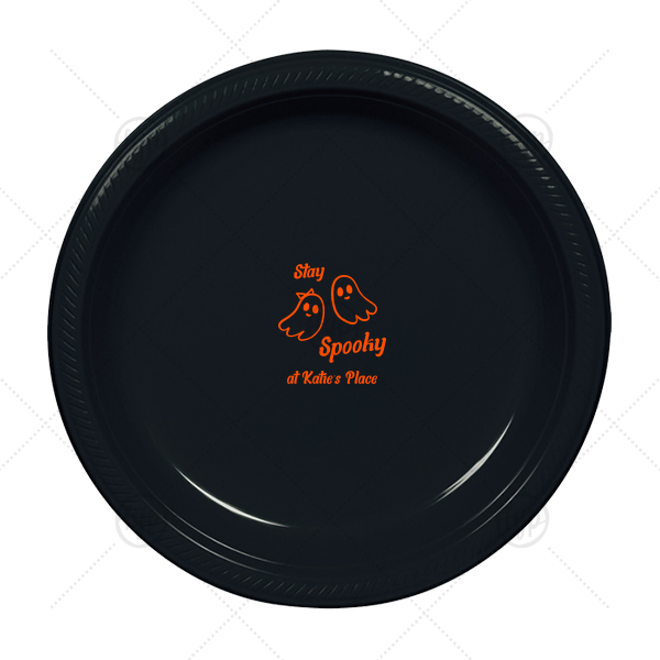 Groovy Halloween Plate Dinner Plate (Foil)