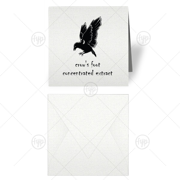 Crow's Foot Gift Enclosure Gift Enclosure (Foil)