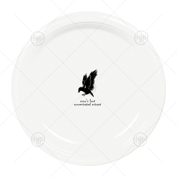 Crow's Foot Plate Dinner Plate (Foil)