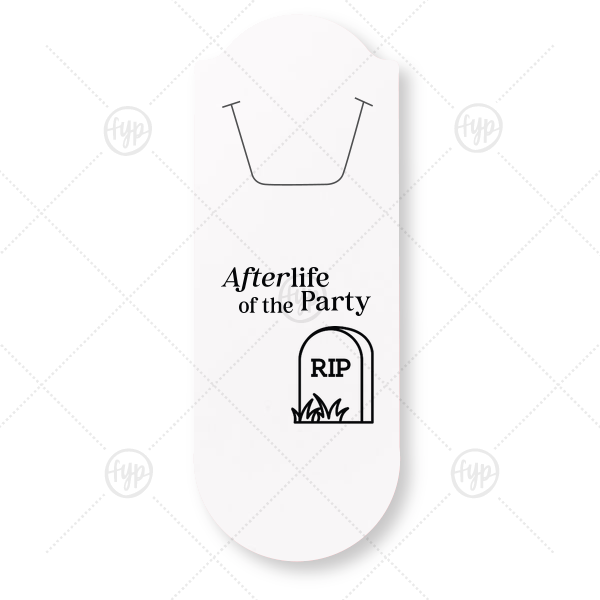 After Life of the Party Bookmark Rounded Bookmark (Foil)