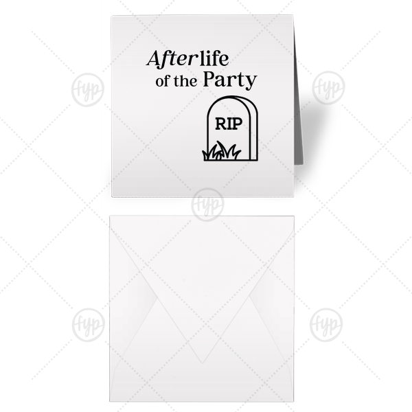 After Life of the Party Gift Enclosure Gift Enclosure (Foil)
