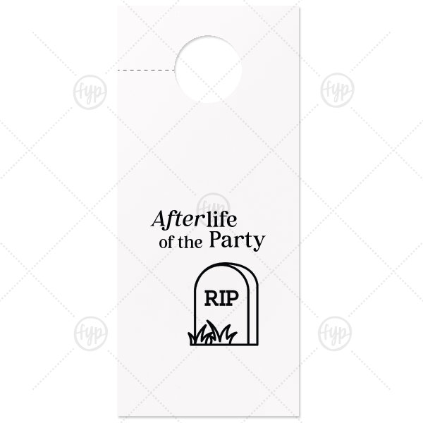 After Life of the Party Door Hanger Door Hanger (Foil)