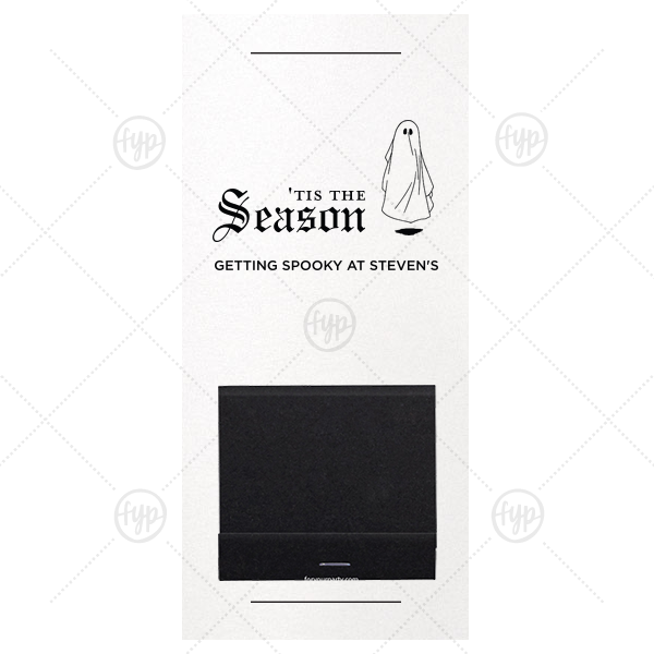 Getting Spooky Sprinkler Sleeve Sparkler Sleeve with Matchbook (Foil)