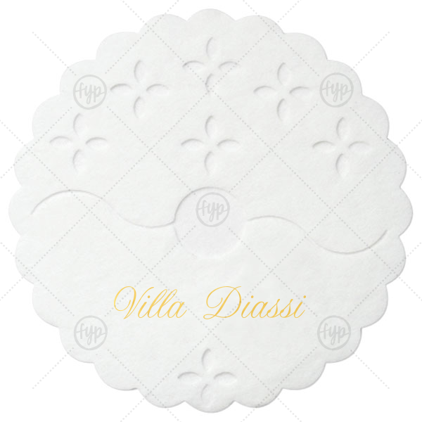 Elegant Script Stem Wrap | Our personalized White Stem Wrap with Shiny 18 Kt Gold Foil will look fabulous with your unique touch. Your guests will agree!