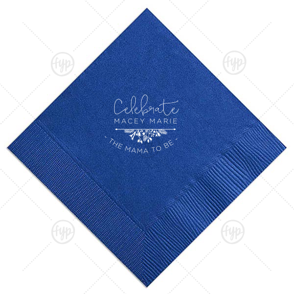 325 personalized beverage napkins baby shower custom napkins party favors 