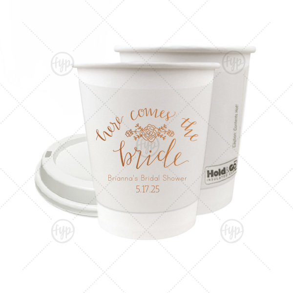 Personalized Coffee Sleeves for Wedding Reception Coffee Bar Cups, Custom  Cup Sleeves, Engagement Party Decor, Custom Cups 