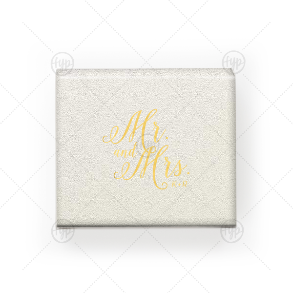 Mr and Mrs Calligraphy Box |